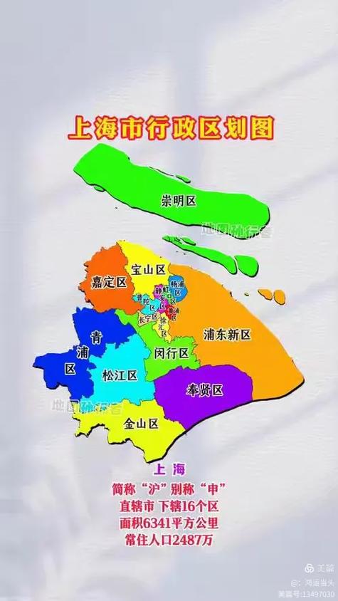 上海市行政地图 最新版