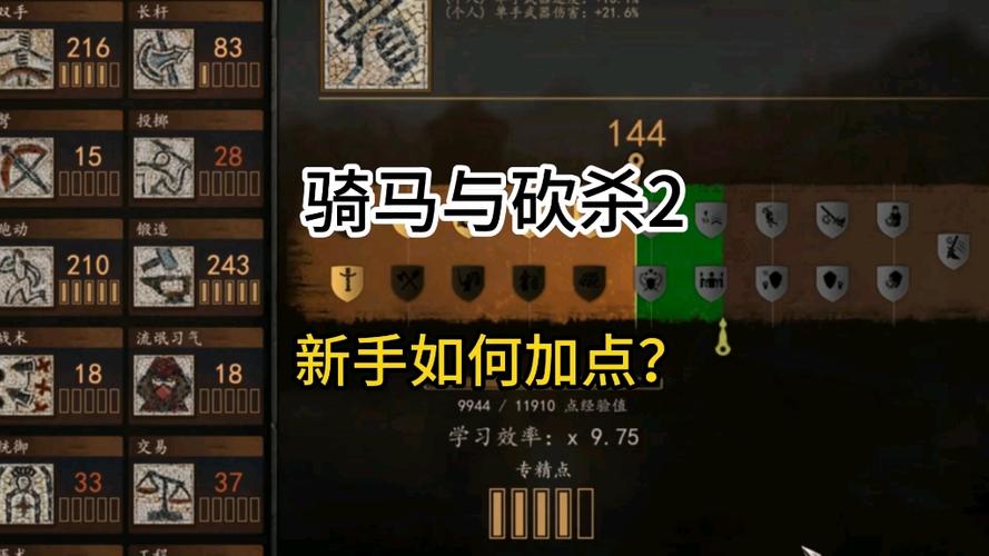 骑砍技能加点