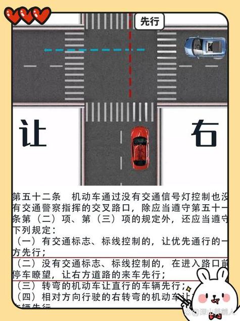 支路让干路和让右原则