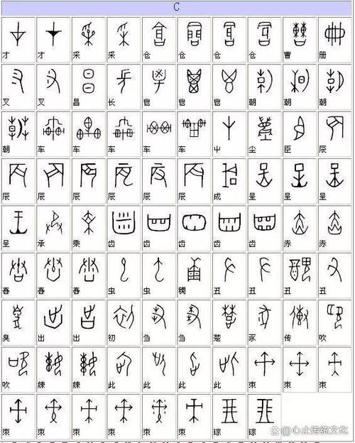 甲骨文和象形文字的关系