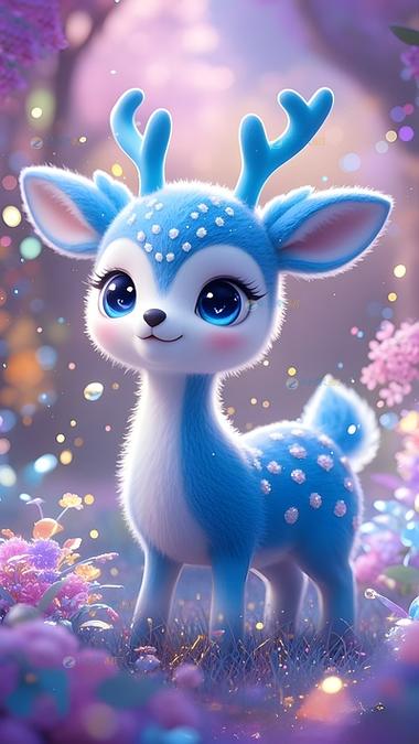 蓝色的鹿代表什么