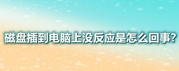 硬盘插上没反应怎么办