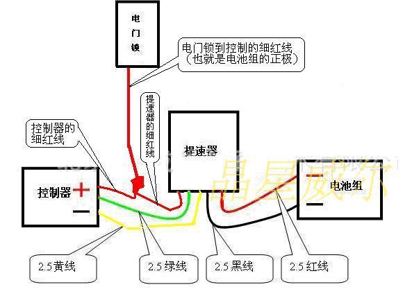 开关电源接线示意图