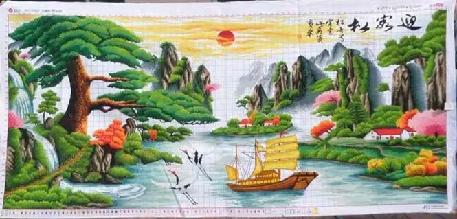 成品十字绣价格大全图