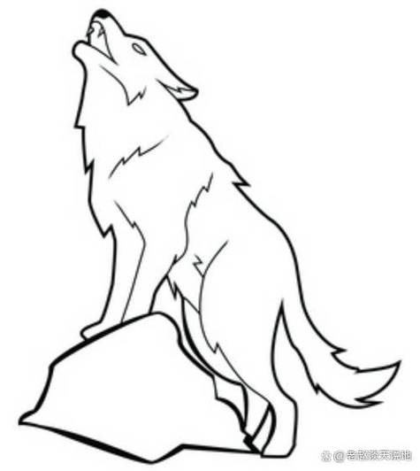 狼的简笔画