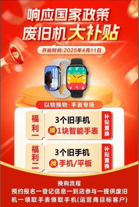手表以旧换新怎么换