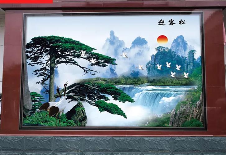 迎门墙图片大全最新 图案