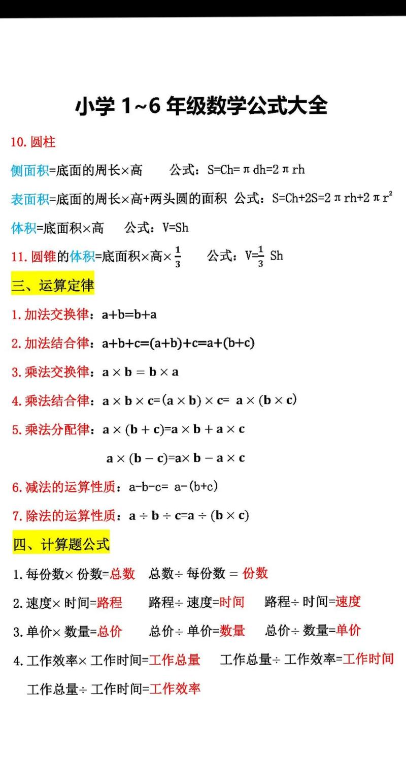 √的运算六个基本公式