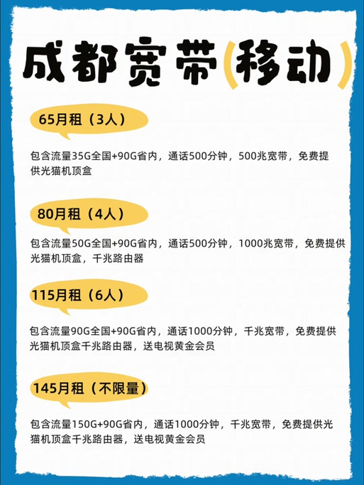 1000兆宽带多少钱一年