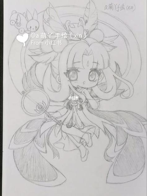 简笔画动漫人物王者荣耀