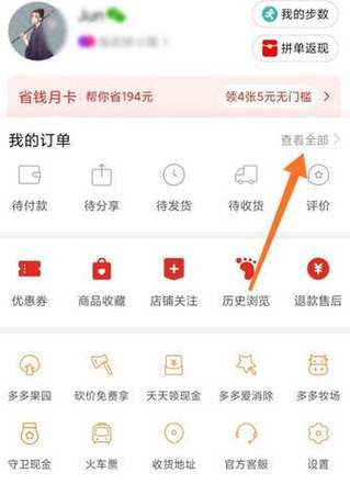 拼多多app消费记录查询方法截图3