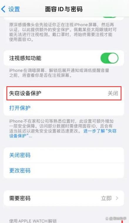 苹果怎么关闭失窃设备保护