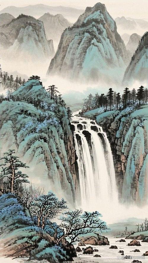 淡墨国画