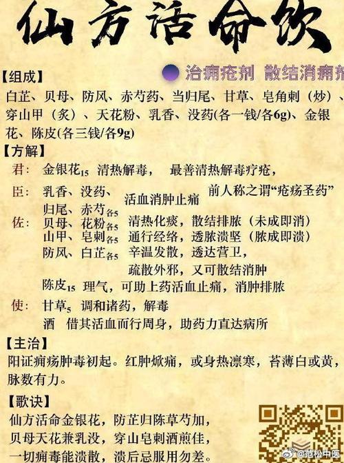 内府仙方现代配方