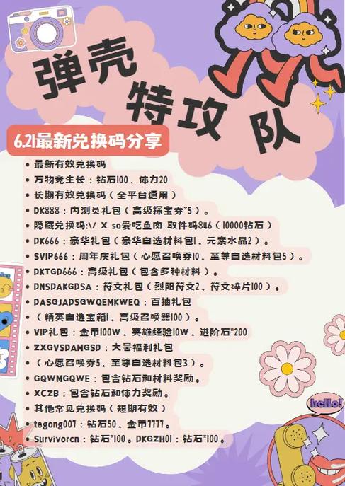 弹壳特攻队内兑换码