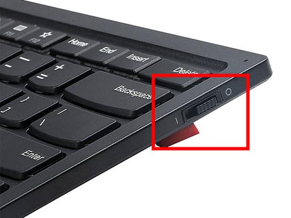 lenovo无线键盘开关在哪