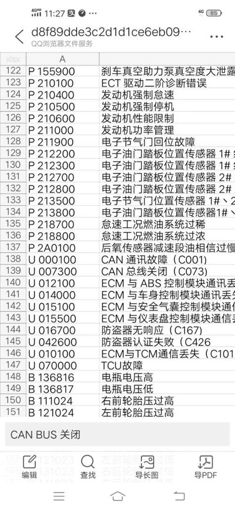 故障码查询
