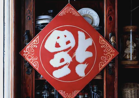 “倒福”微信文字