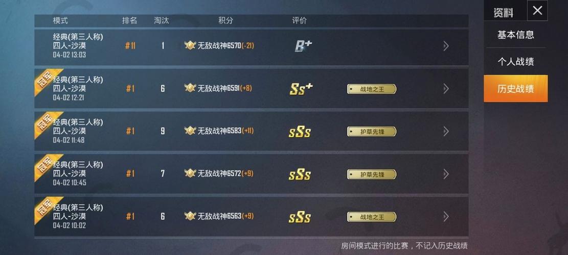 和平精英助手隐藏战绩截图2