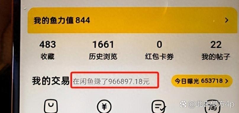闲鱼上赚的钱为什么都不显示了