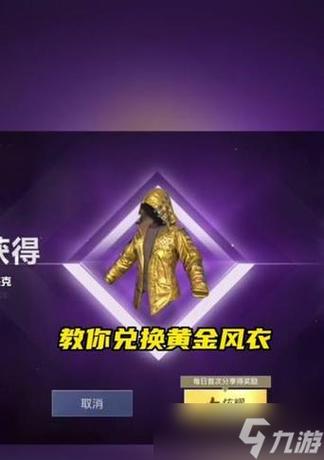 和平精英黄金风衣谁有