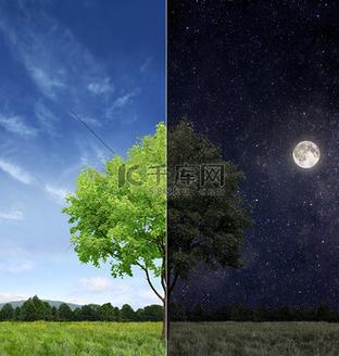 黑夜忽然变白天
