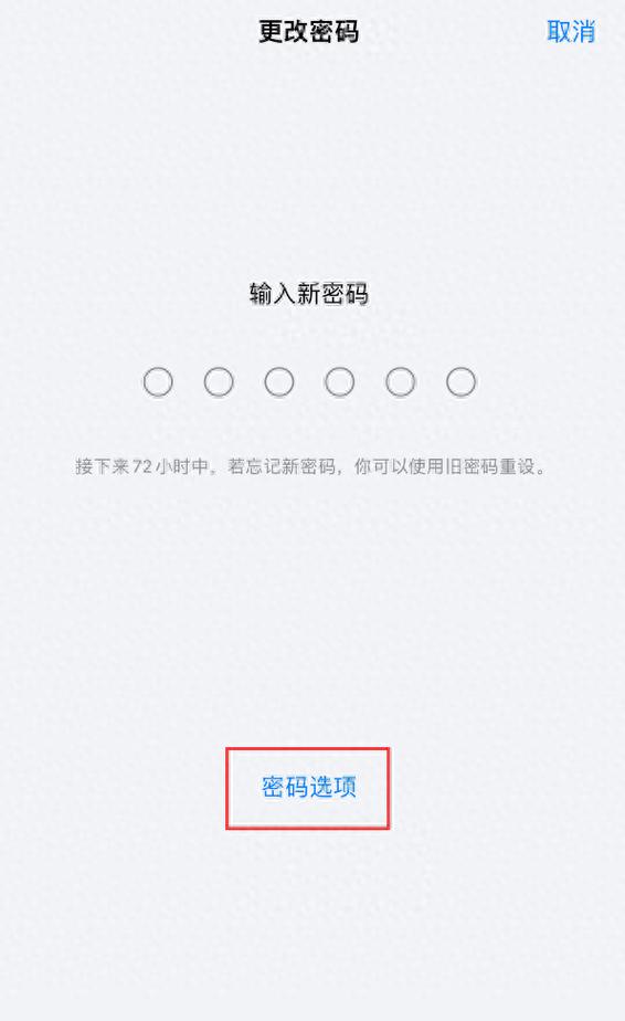 iphone改4位密码