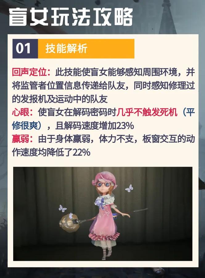 盲女技能点