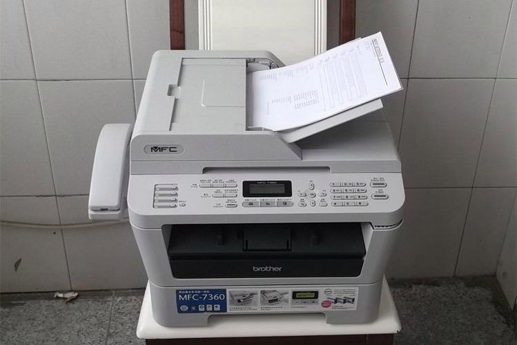 兄弟打印机左边淡