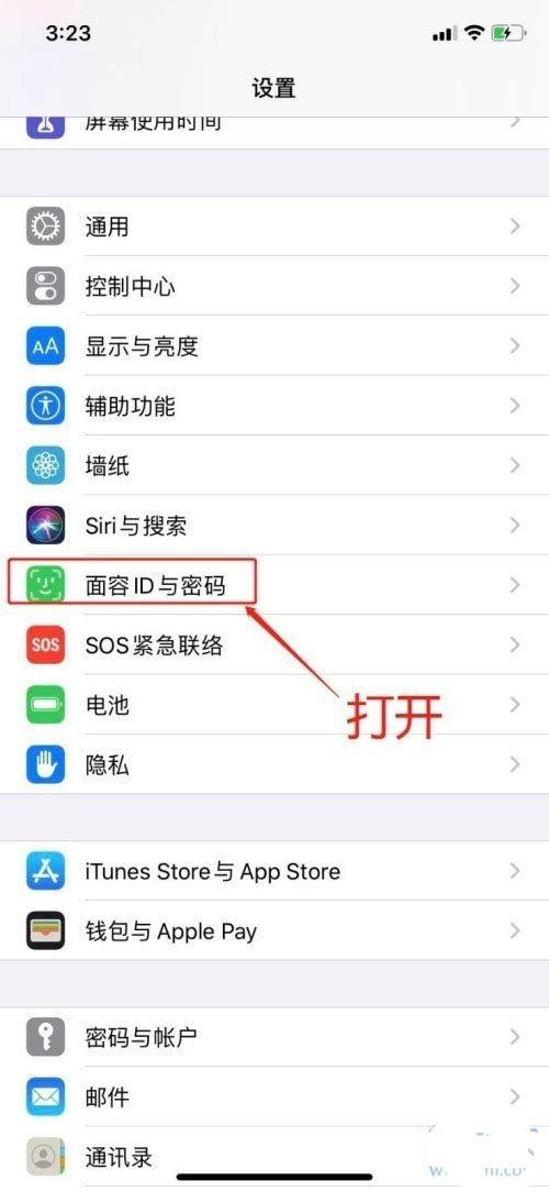 苹果手机设置不了面容怎么回事截图3