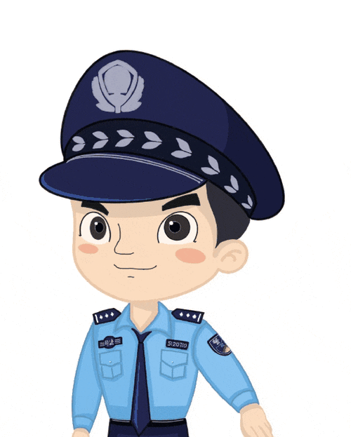 警察动画片