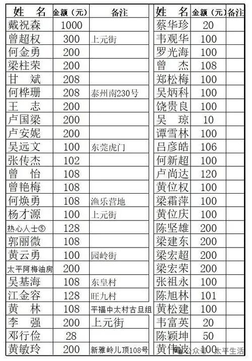 个人捐款明细查询