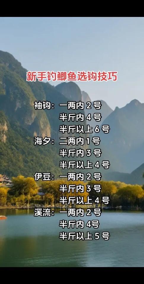 新手如何钓鱼
