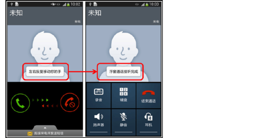 来电手势感应
