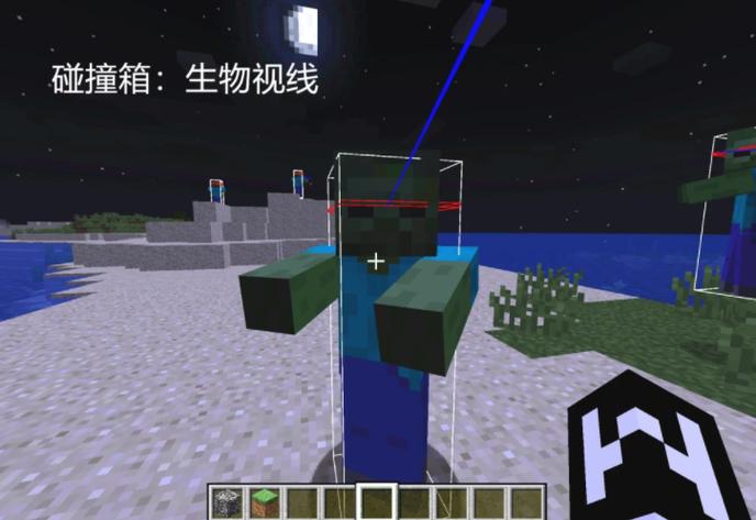 如何看碰撞箱我的世界