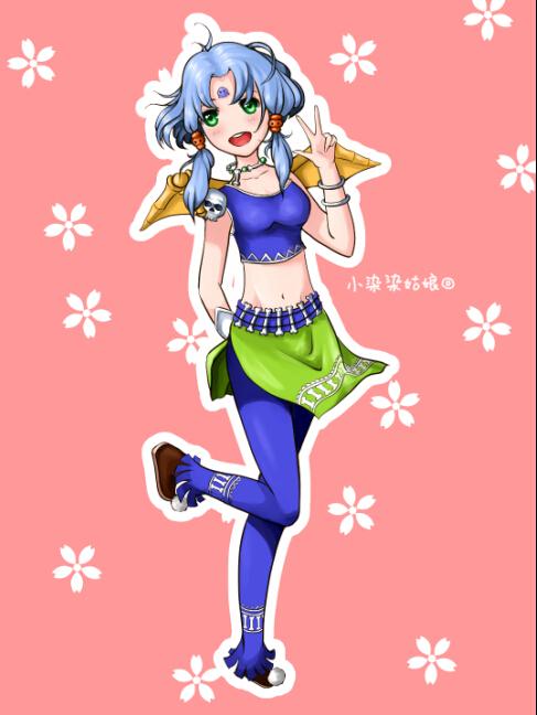变身粉黄蓝三个女孩的动画片