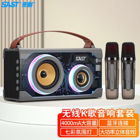 麦克风功放一体蓝牙音箱