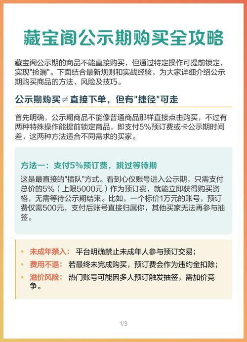 藏宝阁公示期怎么抢