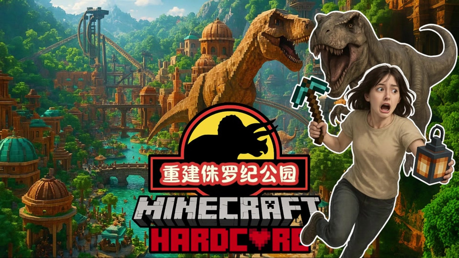 我的世界侏罗纪生存一百天
