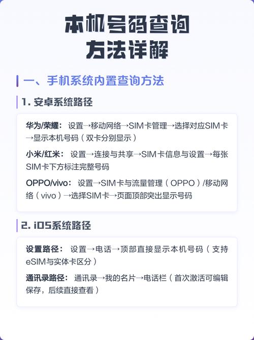手机上如何查本机号码是多少