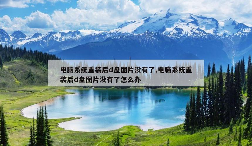 重装系统d盘没了