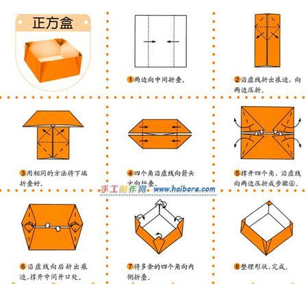礼品盒怎么折
