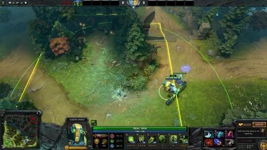 dota空格键为什么到中路