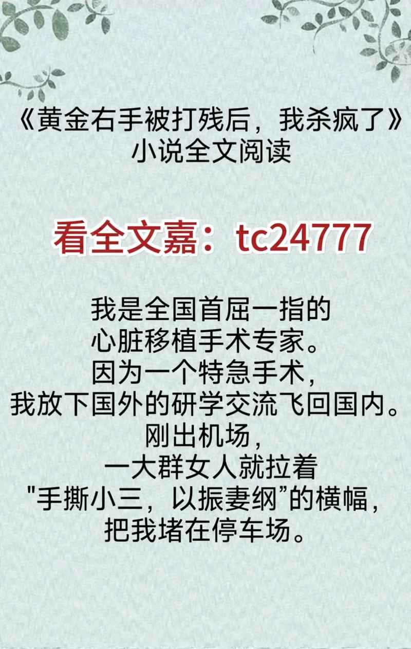 黄金右手全文免费阅读