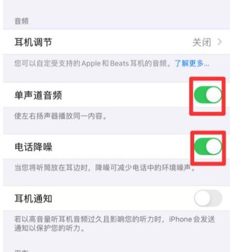 苹果手机电话降噪需要打开吗