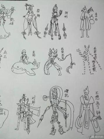 王者荣耀人物超简单画截图3