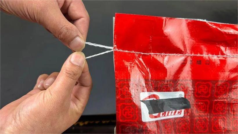 开米袋子的正确方法