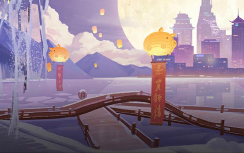 QQ飞车故园归醉烟花彩蛋