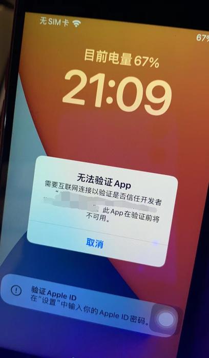 苹果手机上未接互联网是怎么回事
