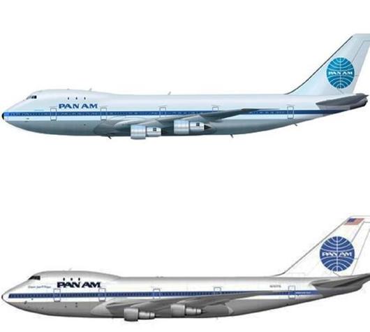 波音747全部机型图